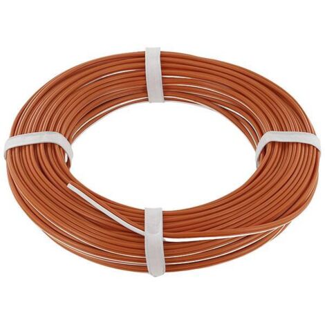 econ connect ZKL05WSOR20 Cavo per cablaggi 2 x 0.5 mm² Bianco, Arancione 20 m