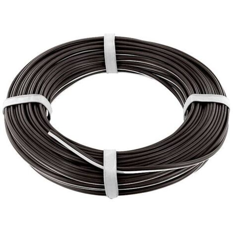 econ connect ZKL05WSSW20 Cavo per cablaggi 2 x 0.5 mm² Bianco, Nero 20 m