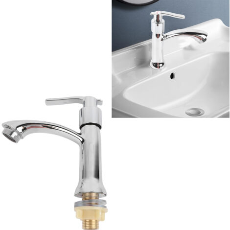 Econo-Smart Einhebel-Waschtischarmatur: Zinklegierung, einfache Installation, präzise Wasserdurchflussregelung ohne Verschwendung.