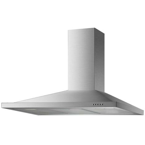 Econolux ART10941 100cm Chimney Cooker Hood Stainless Steel