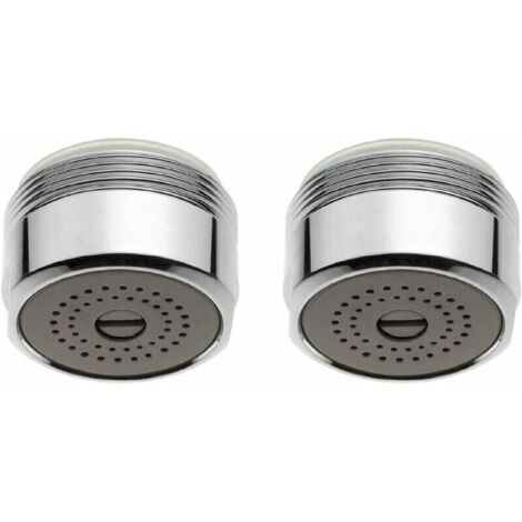 720° Aérateur de robinet, Filtre économiseur d'eau Pivotant Mousseur, 2 720° Aérateur de robinet, Filtre économiseur d'eau Pivotant Mousseur, 2
