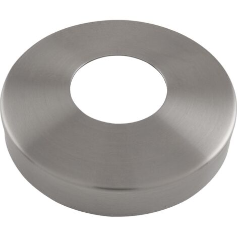 ECONOMY Abdeckrosette für Rohr ø 42,4 mm,Edelstahl geschliffen V2A