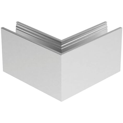 Economy Innenecke für Bodenprofile Eco 0004 Pro-Flex, Aluminium silber eloxiert