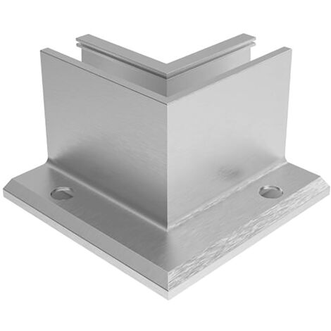 Economy Innenecke für Bodenprofile Eco 0006, Aluminium silber eloxiert