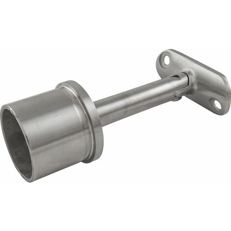ECONOMY Rohrstütze verstellbar, Rohr ø 42,4 x 2,0 mm,Edelstahl geschliffen V2A