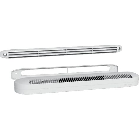 Econoname – Entrée d'air autoréglable acoustique 15m³/h – MINIESEACEA15 – Débit ajustable 22/30m³/h – Socle 250x12mm – Capot compatible