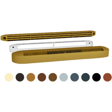 Econoname – Kit entrée d’air autoréglable acoustique 15m3/h – MINIESEA15RAMECEASI – Débit 22/30 m3/h – Installation sur fenêtres ou volets roulants