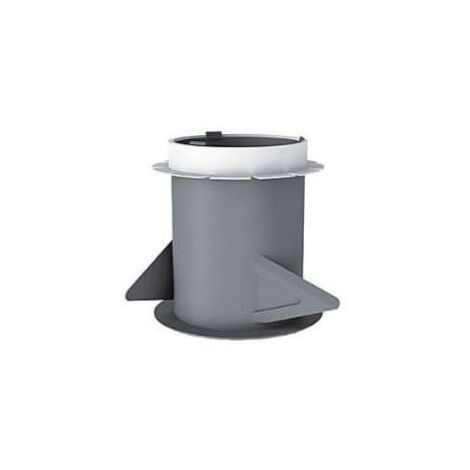 Econoname – Manchon plastique placo 3 griffes D80 100 mm – MP80L100 – Pour cuisine et salle de bain – Fixation solide pour gaine VMC D80 mm