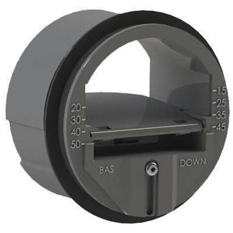 Econoname – Régulateur de débit D80 30 m3/h RDR8030 – Plastique M1 – Température max 60°C – Pour conduits verticaux et horizontaux