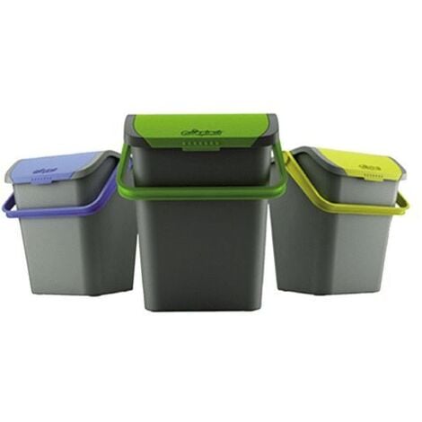 ECOPLAST PATTUMIERA PER RACCOLTA DIFFERENZIATA 'ECOLOGIC' 28 lt. - cm 38 x 36,5 x h 37
