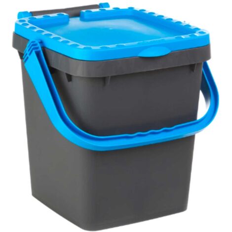 Ecoplast  Pattumiera per Raccolta Differenziata 20 Lt, Bidone Spazzatura BLU