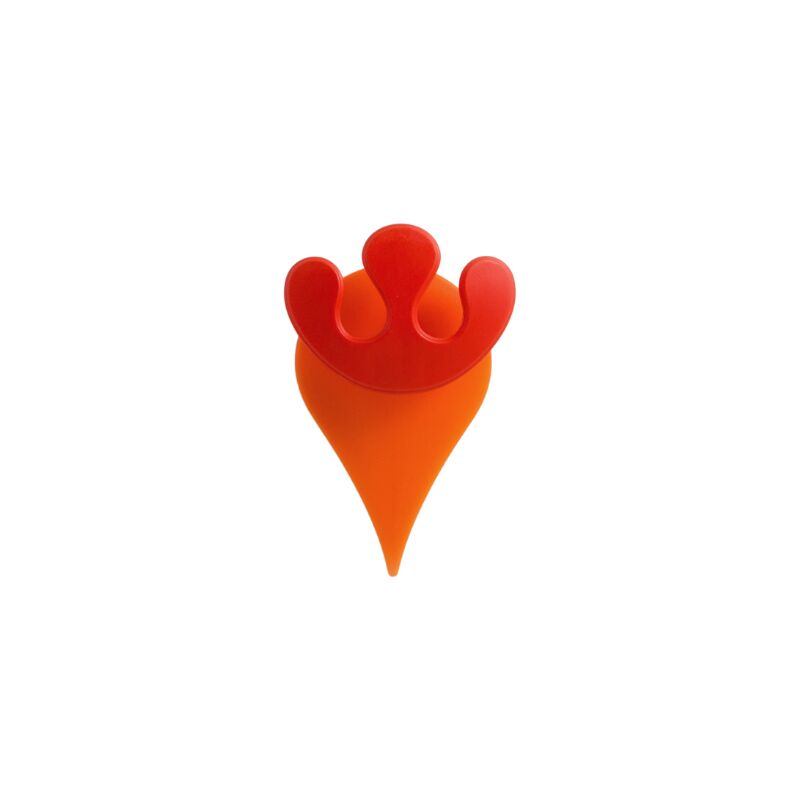 Image of Ecoplast - portaoggetti stilla singolo arancio