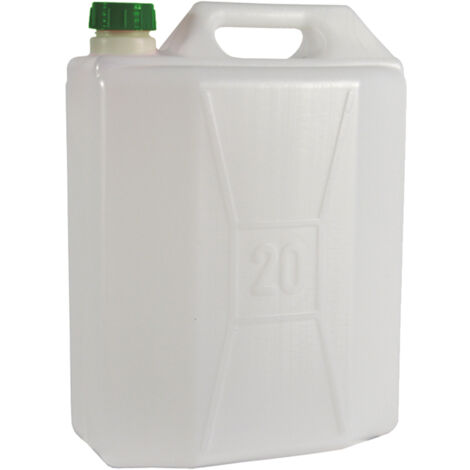 Ecoplast Tanica 20 Litri, Fusto in Plastica, Colore Neutro, Made in Italy