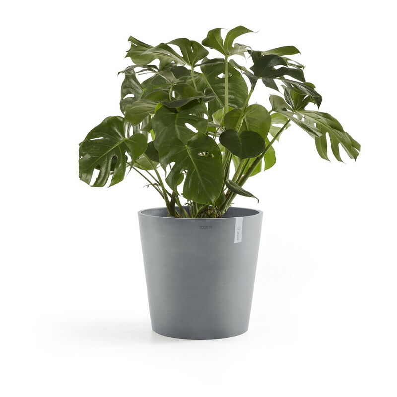 Pot Rond Amsterdam 60 Bleu Gris - ø 60 x h. 54,8 cm - 100 l - Ecopots