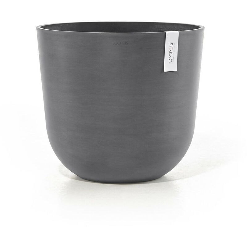Ecopots - Pot Rond Oslo 45 Gris - ø 45 x h. 39,2 cm - 46,6 l