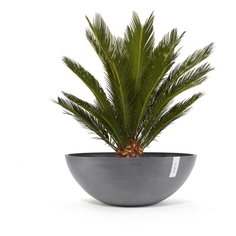 Pot Rond Vienna 70 Gris - ø 70 x h. 25,2 cm - 61,7 l - Ecopots