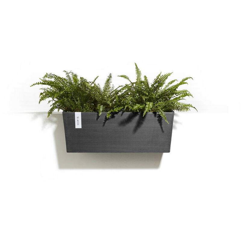 Pot suspension mural Hanging Bruges 55 Gris Foncé - 55 x 20 x h. 21 cm - 14,2 l - Ecopots