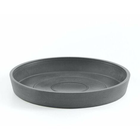 ECOPOTS SOTTOVASO ROTONDO AMSTERDAM 36,5CM GRIGIO