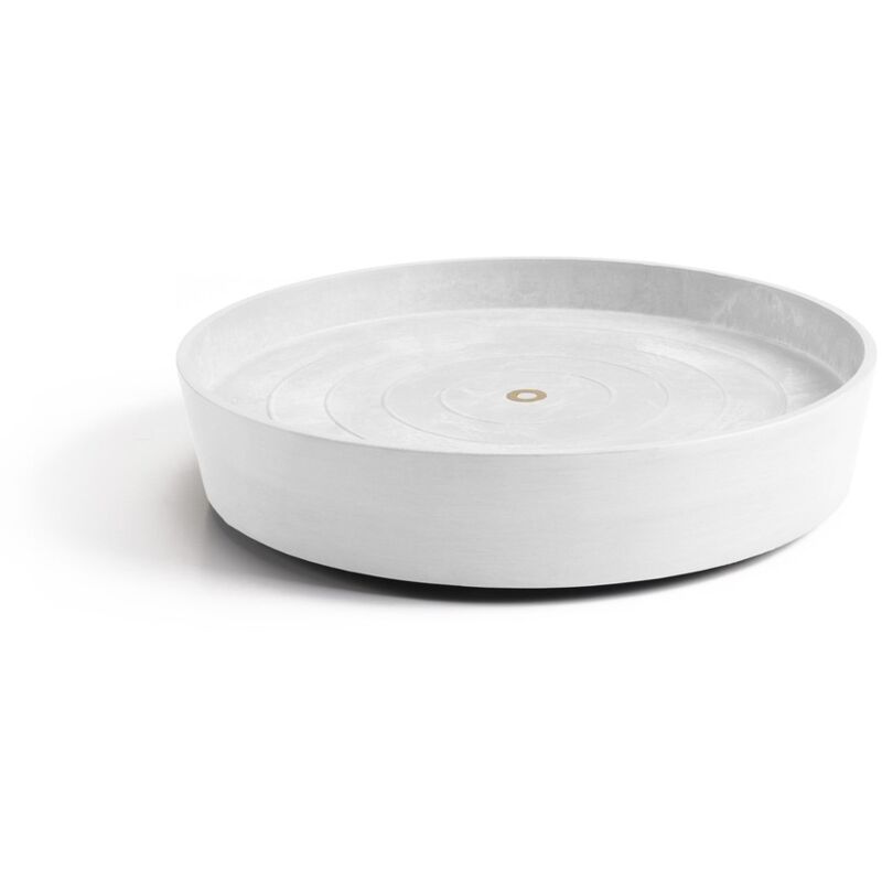 Soucoupe à roulette 50 Pure White - Ecopots