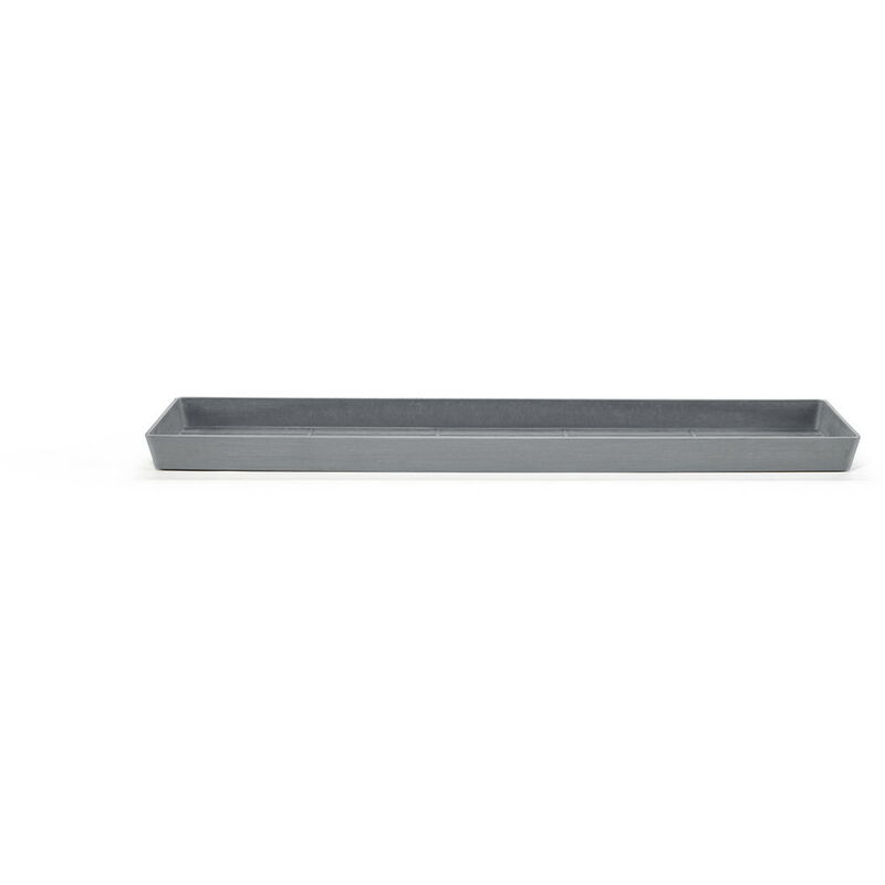 Soucoupe Rectangular 80 Bleu Gris - 78,9 x 20 x h. 4 cm - Ecopots