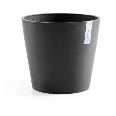 ECOPOTS VASO AMSTERDAM D25 H24,50CM NERO