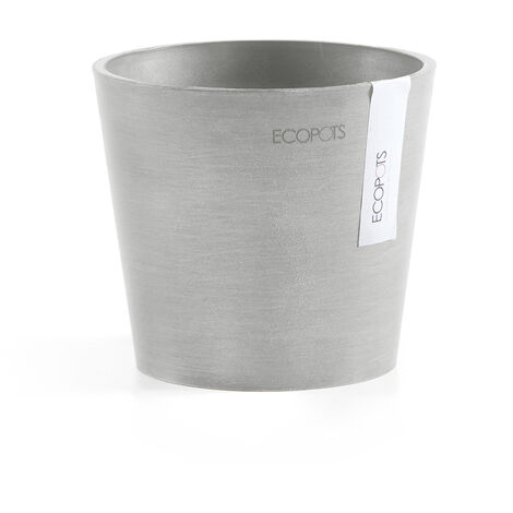 ECOPOTS VASO AMSTERDAM MINI D13x11,4CM GRIGIO CHIARO