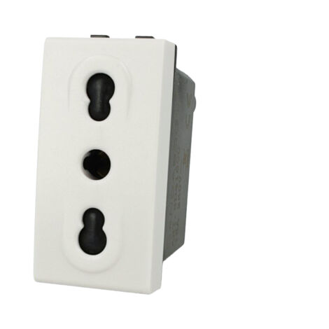 EcoPrice Presa Bipasso 2P+T 10/16A 250V Style Bianco SD41800B