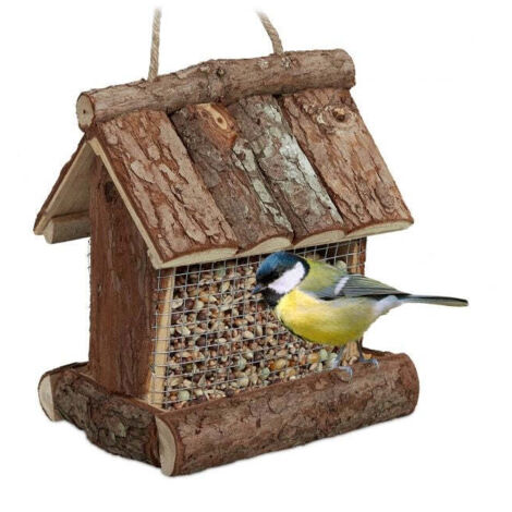 Ecorce de mangeoire a oiseaux