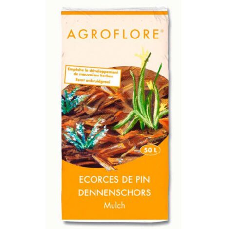 Ecorces de pin mulch Agroflore 50L