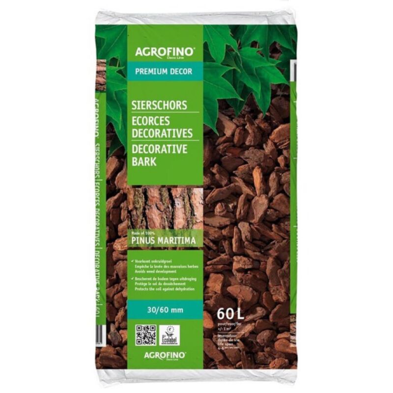 Ecorces décoratives Agrofino premium decor 60L 30/60mn