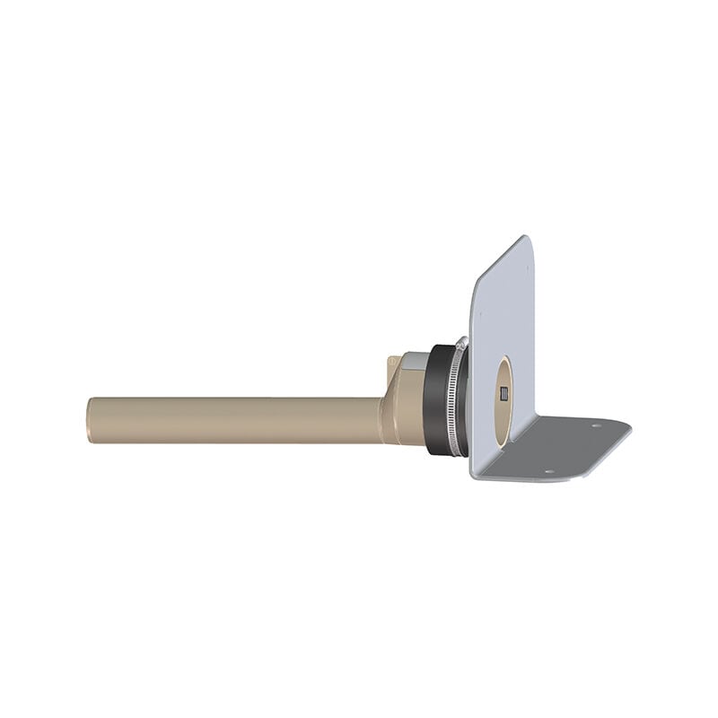 Ecoulement pour toit plat avec bride d'étanchéité en pvc et raccord en pp DN50