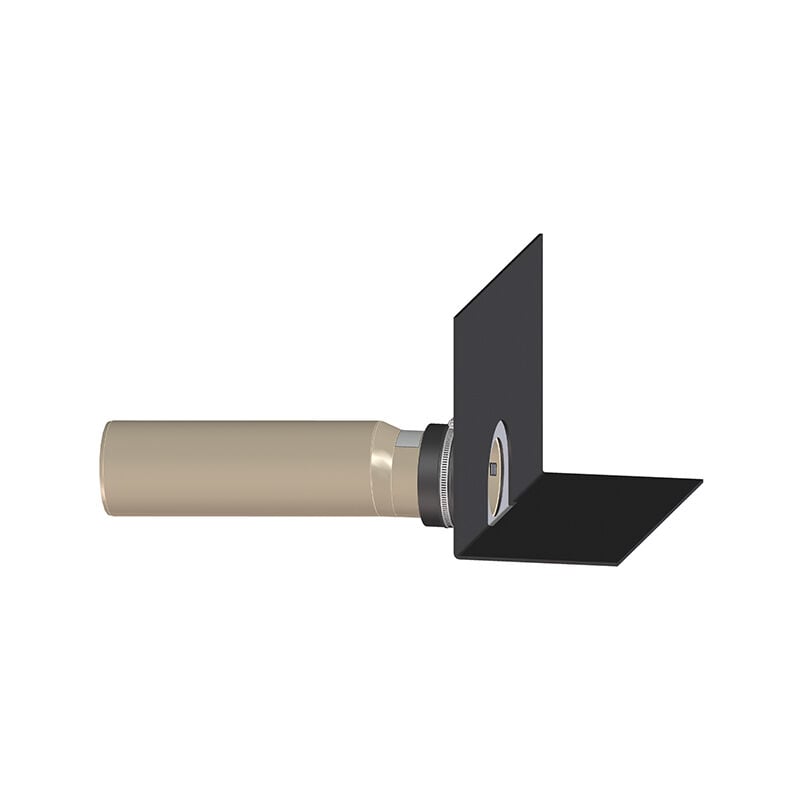 Ferrari Srl - Ecoulement pour toit plat avec gaine bitumée et raccord pp DN110