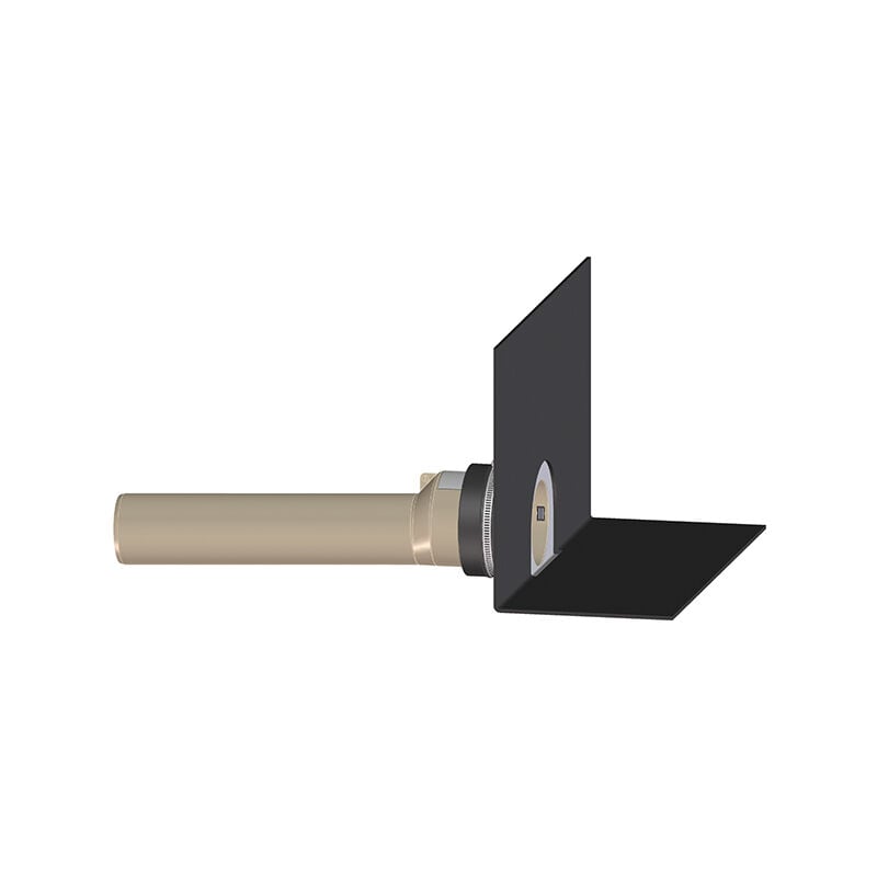 Ferrari Srl - Ecoulement pour toit plat avec gaine bitumée et raccord pp DN75