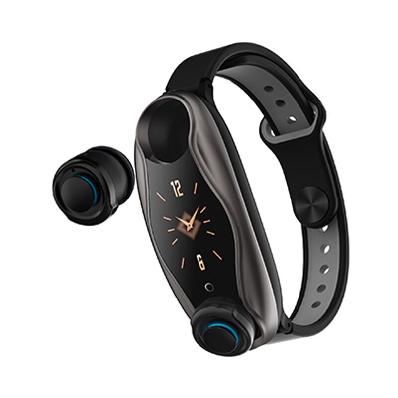 Fei Yu - couteur Montre Intelligente Intégré Tws Sans Fil Bluetooth Écouteur Moniteur De Fréquence Cardiaque Kcal Sport
