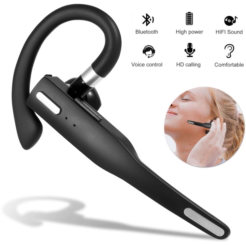 Fei Yu - couteurs Bluetooth avec microphone et téléphone avec boîtier de charge