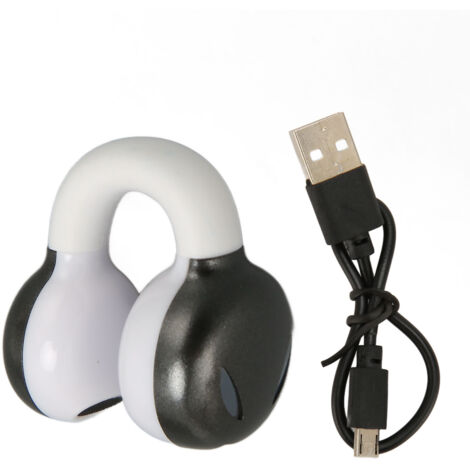 Écouteurs Bluetooth Clip Sport Anti-Eau Hi-Fi Stéréo avec Réduction de Bruit pour Musique et Appels, Couleur Gris