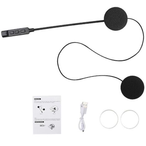Écouteurs sans fil étanches IPX7 pour moto, kit d'utilisation simple
