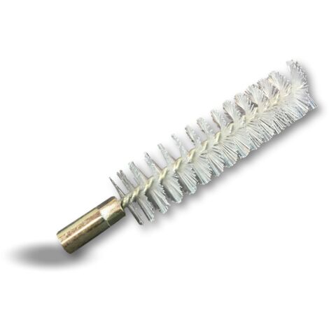 Ecouvillon NYLON Condenseur  Lot de 10  Ø 20 mm  Raccord laiton taraudé M6 femelle  Torsade en acier galvanisé  Brosse nettoyage paroi tube alésage  Kibros 4TCN20x10