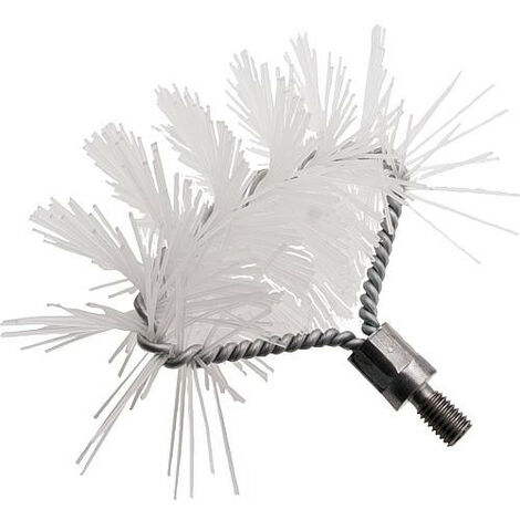Ecouvillon pour paroi murale filetage male M10 - nylon