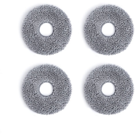 ECOVACS CHIFFONS DE NETTOYAGE LAVABLES RÉUTILISABLES, POUR ASPIRATEUR ROBOT DEEBOT T30 PRO OMNI T30 OMNI, BOÎTE DE 2, ACCESS