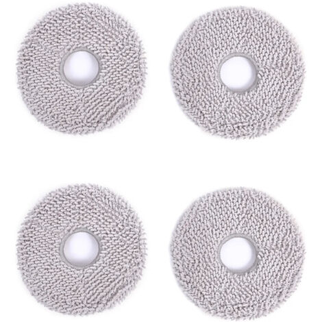 ECOVACS LOT DE 4 PIÈCES/BOÎTE TAMPONS DE NETTOYAGE LAVABLES POUR ASPIRATEUR ROBOT DEEBOT X5 OMNI/X5 PRO OMNI, ACCESSOIRES D'ORIG