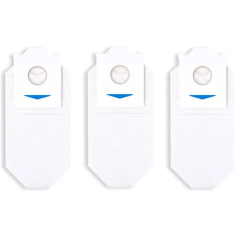 Ecovacs Sacchetti per Robot Aspirapolvere N30 PRO OMNI - 3 Pezzi, Blu e Bianco