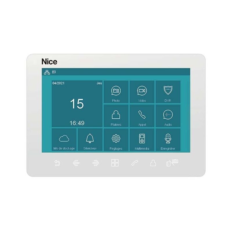 Nice Home - Ecran couleur supplémentaire 7' MIRA100D