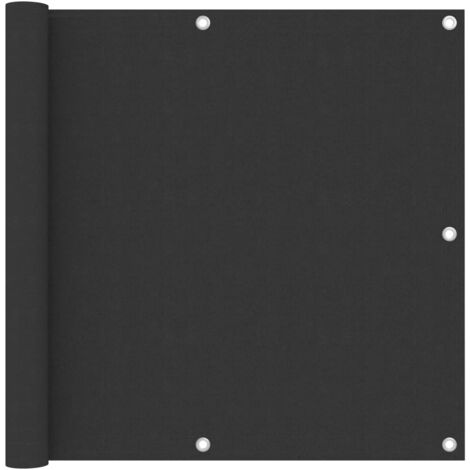 Écran de balcon brise pare vue protection confidentialité 90 x 300 cm tissu oxford anthracite
