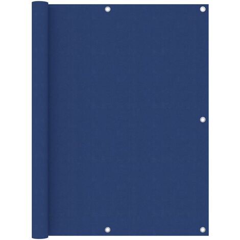 Écran de balcon， Brise vue Pour Balcon Bleu 120x400 cm Tissu Oxford GHJ79345 BonneVie