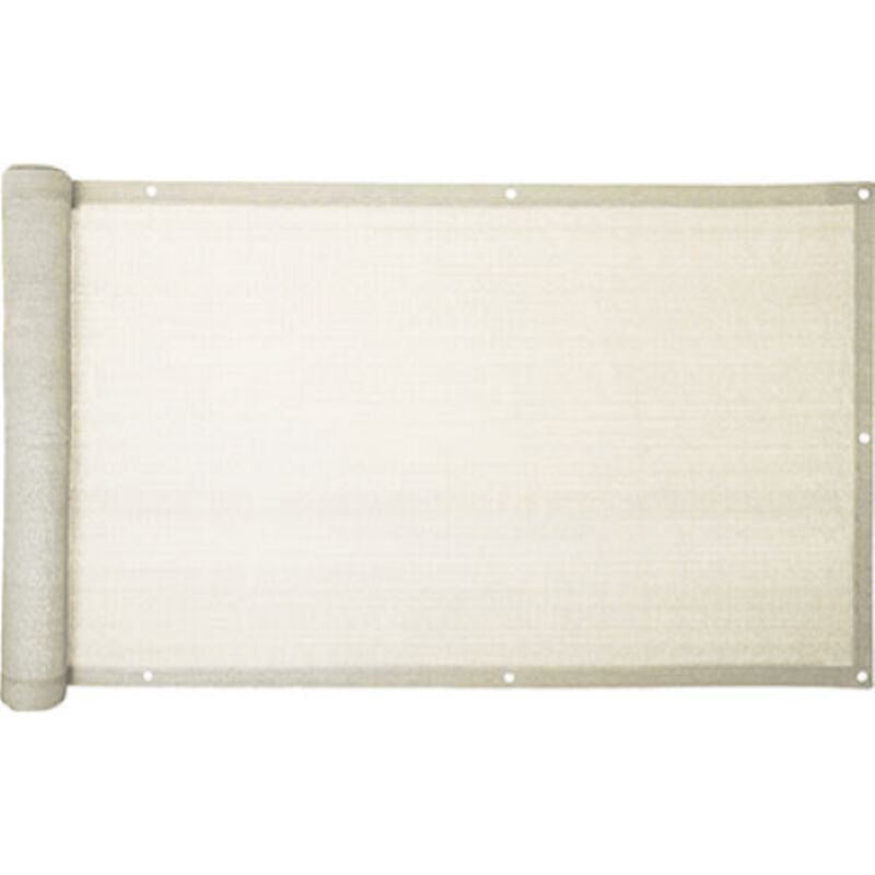 E'cran de balcon en nylon avec oeillets late'raux cm.90x6mt. pour masquer les balcons et les clotures