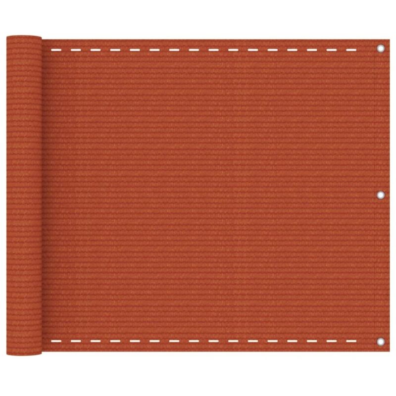 Cran de balcon Orange 75x600 cm pehd - Vidaxl