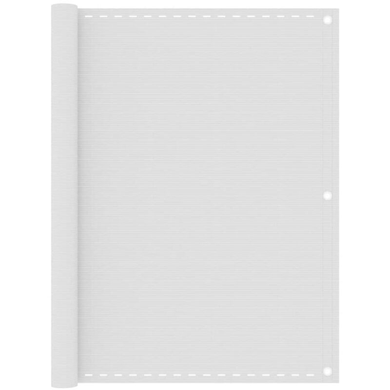 Cran de balcon Blanc 120x500 cm pehd