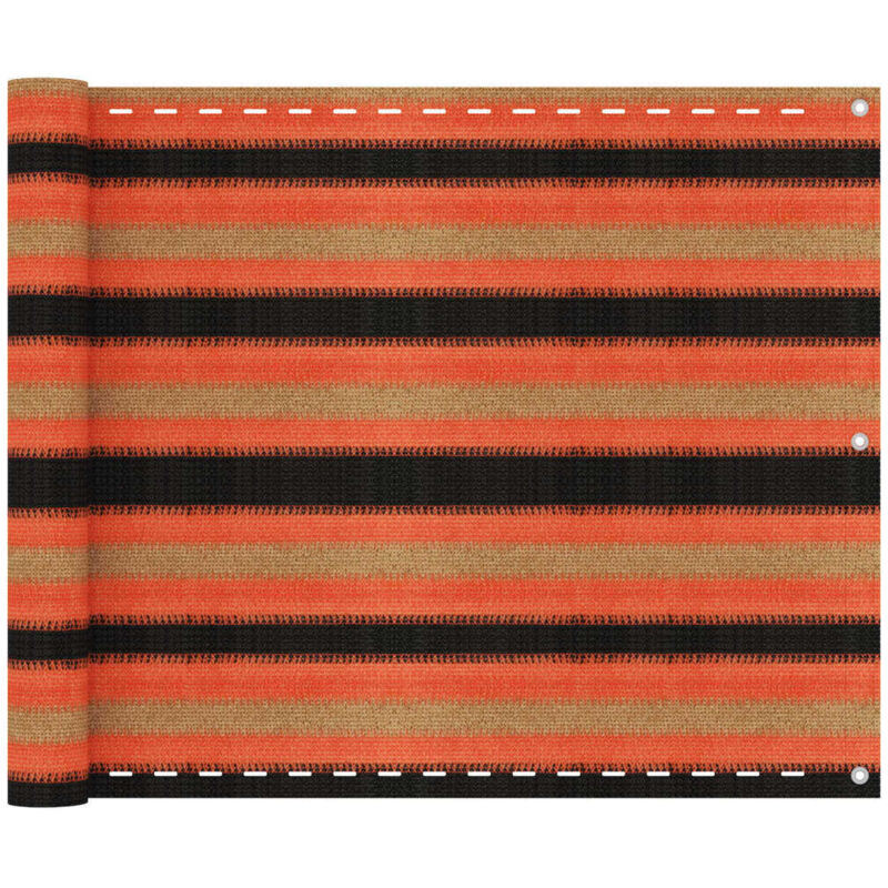 Vidaxl - cran de balcon Multicolore 75x500 cm pehd