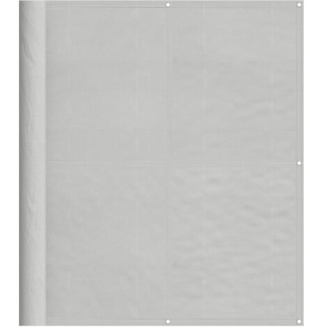 Écran de balcon gris clair 120x300 100% polyester oxford